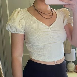 Puffed Sleeve Top